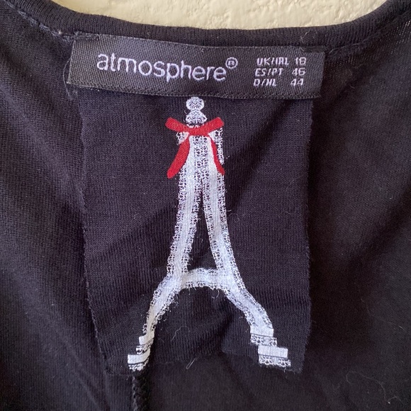 Atmosphere Black Eiffel Tower Tank Top - Picture 4 of 8
